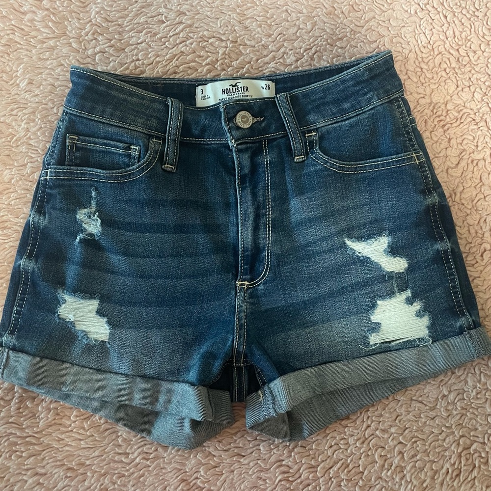 Hollister California High Rise Shorts 3” (3 w26)